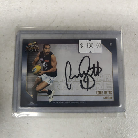 2011 AFL Select Champions AFL Star Signature Eddie Betts Carlton 526/800