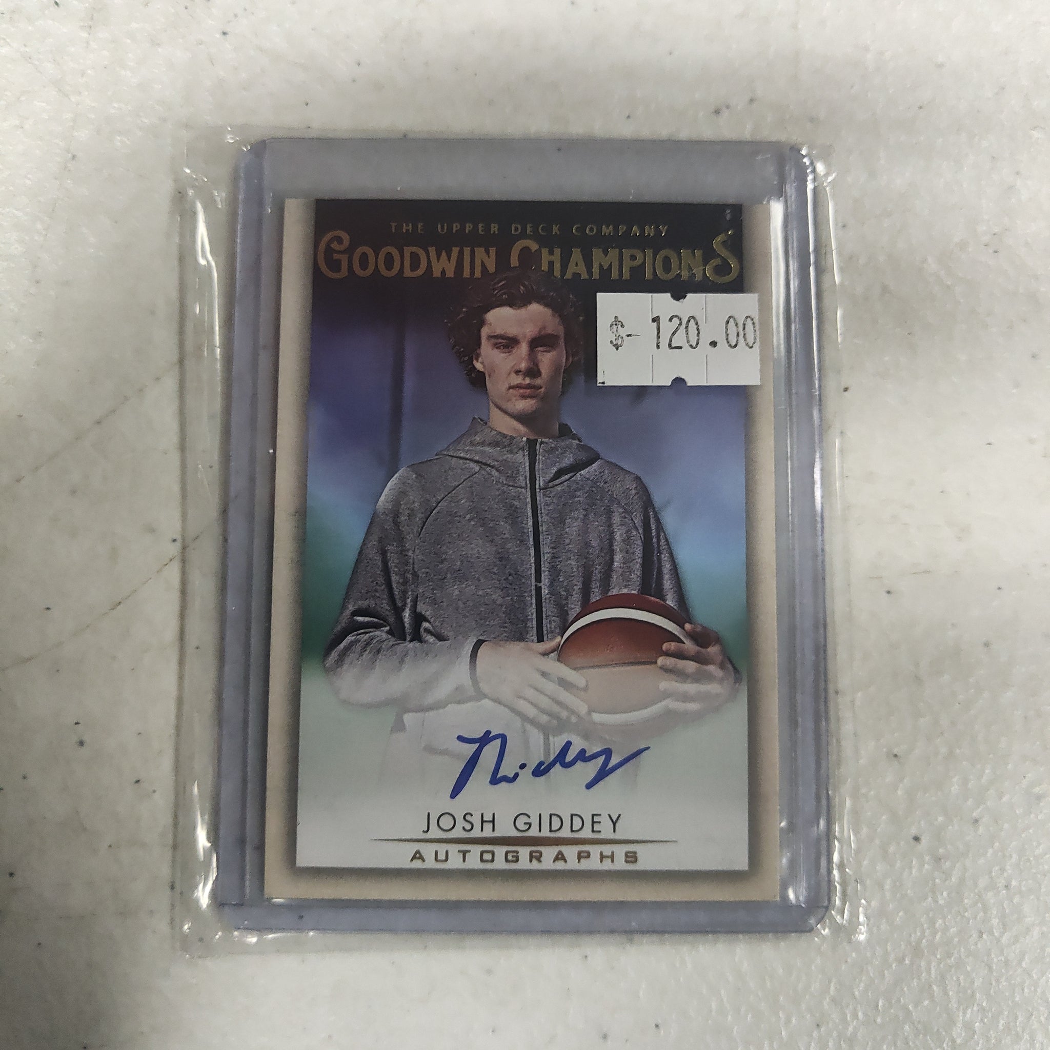 2021 Upper Deck Goodwin Champions Autographs Josh Giddey NBA Basketball Card