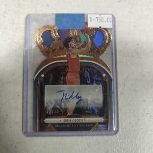 2023 Panini Crown Royale Autograph Josh Giddey Oklahoma City Thunder NBA Basketball Card 77/99