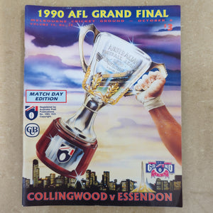 AFL 1990 Grand Final Football Record Collingwood v Essendon