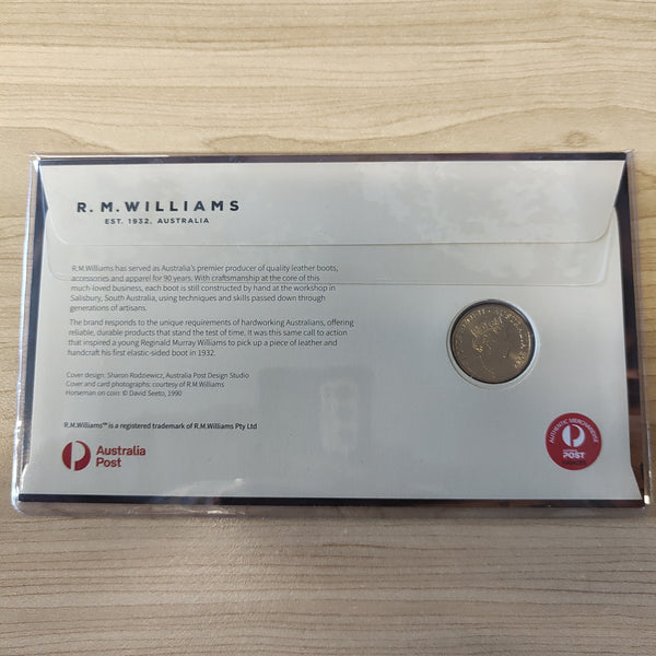 2022 Australia $1 R.M. Williams PNC ANDA Overprint 453/750