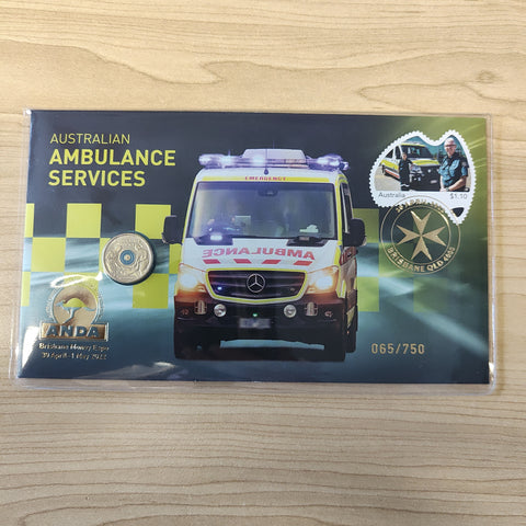 2022 Australia $1 Australian Ambulance Services PNC ANDA Overprint 065/750