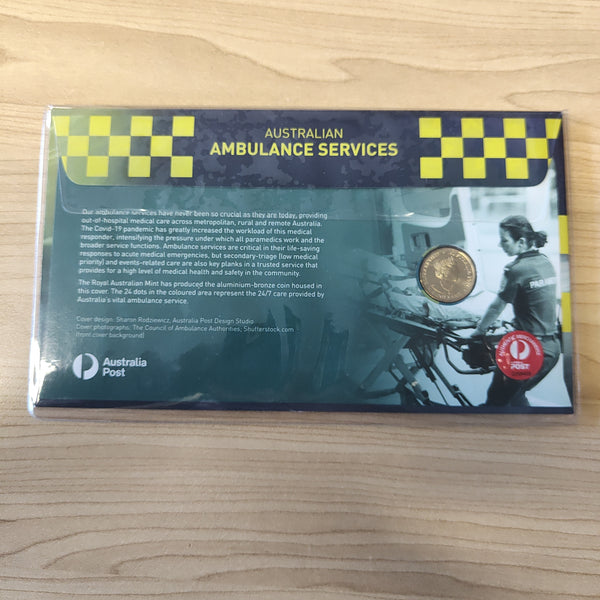 2022 Australia $1 Australian Ambulance Services PNC ANDA Overprint 065/750