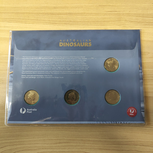 2022 Australia $1 Australian Dinosaurs PNC Limited Edition Overprinted 347/500