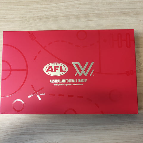 2023 Royal Australian Mint $1 Australian Football League AFL Proof Coin Collection Limited to 500