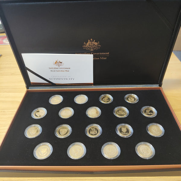 2023 Royal Australian Mint $1 Australian Football League AFL Proof Coin Collection Limited to 500
