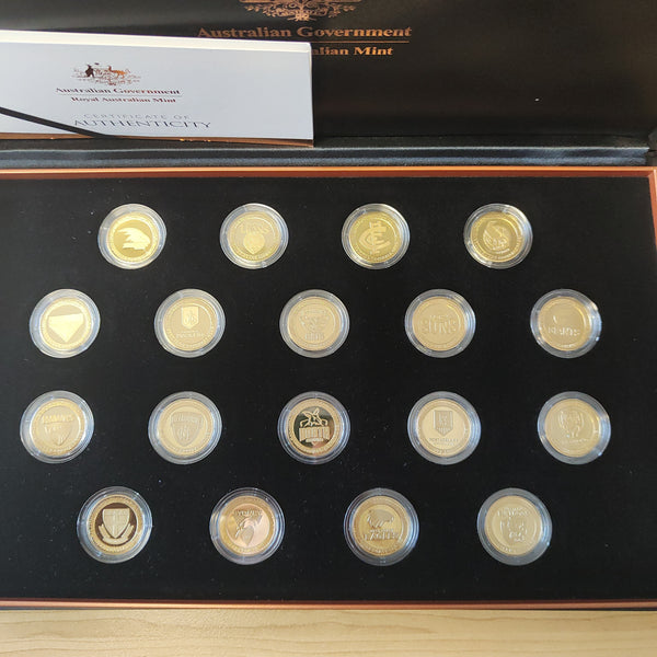 2023 Royal Australian Mint $1 Australian Football League AFL Proof Coin Collection Limited to 500