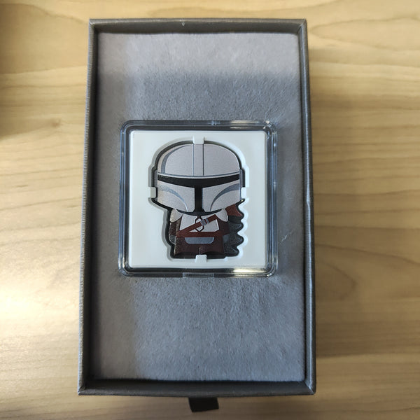 Niue 2021 New Zealand Mint $2 Star Wars The Mandalorian 1oz .999 Silver Coin