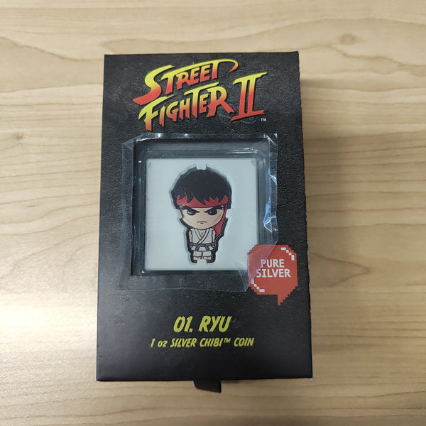 Niue 2021 New Zealand Mint $2 Street Fighter II Ryu 1oz .999 Silver Coin