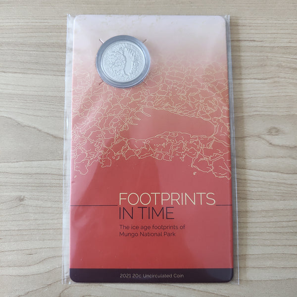 2021 RAM 20c Footprints In Time Uncirculated Carded Coin