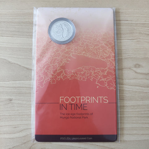 2021 RAM 20c Footprints In Time Uncirculated Carded Coin