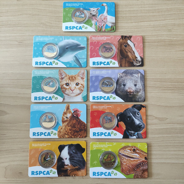 2021 RAM 150th Anniversary of the RSPCA Coloured Uncirculated Coin Set