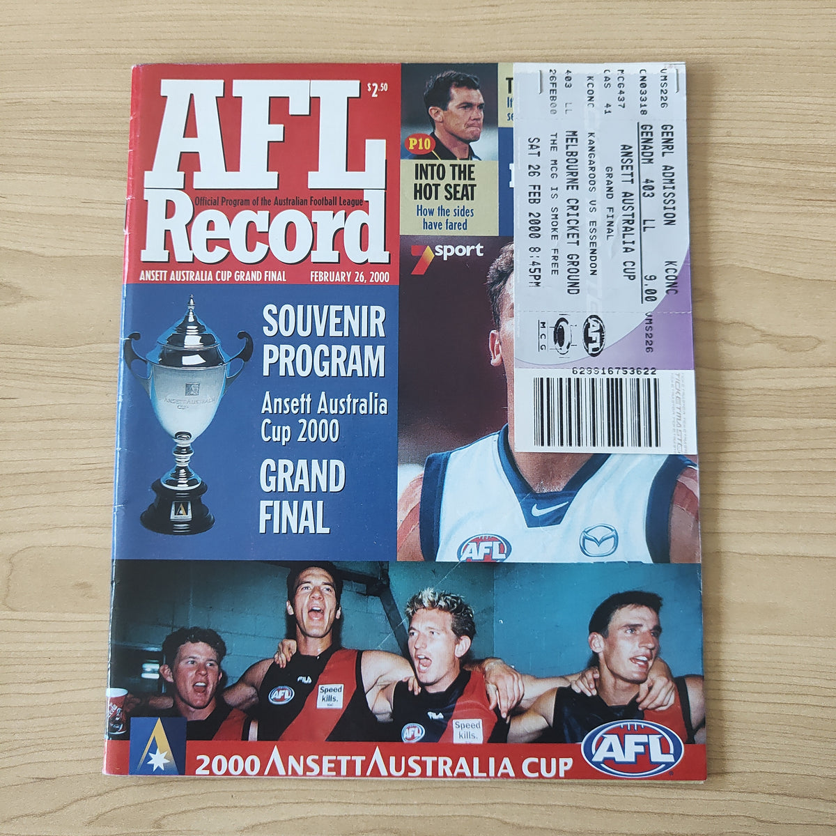 2000 Feb 26 Ansett Australia Cup Grand Final North Melb v Essendon Foo ...
