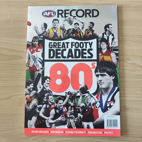 1980's Great Footy Decades AFL Football Record