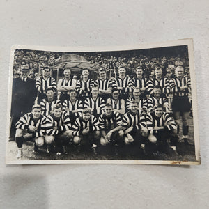 1948 Collingwood Football Club Genuine Photograph Postcard