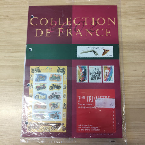 France 2002 La Poste Stamp Collectors Pack. Includes Years Issues.