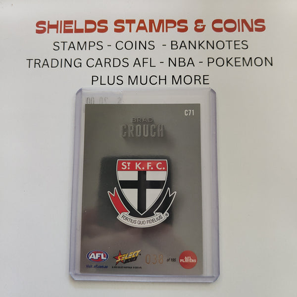 2023 Select Footy Stars Carbon Brad Crouch St Kilda 038/195