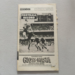 VFL 1969 July 19 Essendon v Melbourne Football Record