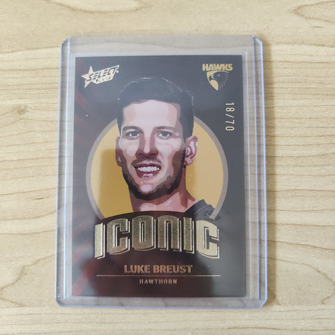 2023 Select AFL Footy Stars Iconic Luke Breust Hawthorn 18/70
