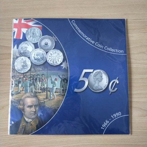 Sherwood 50c Fifty Cent Commemorative Coin Collection 1966-1990