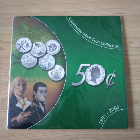 Sherwood 50c Fifty Cent Commemorative Coin Collection 1991-2000