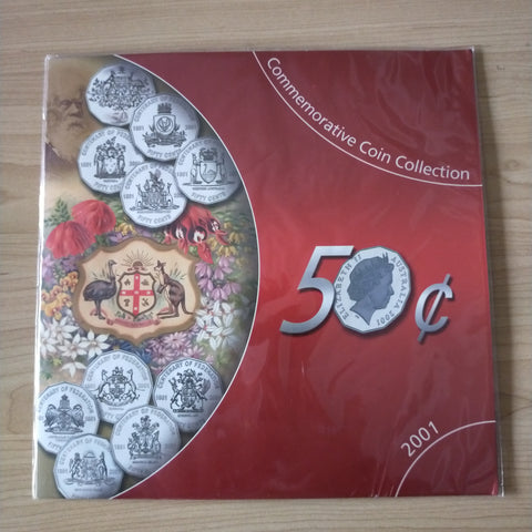 Sherwood 50c Fifty Cent Commemorative Coin Collection 2001