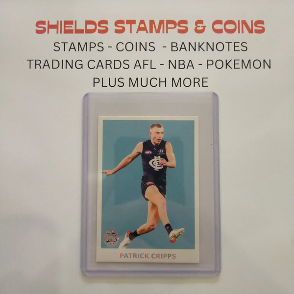 2023 Teamcoach Scanlens Retro Patrick Cripps Carlton Football Card