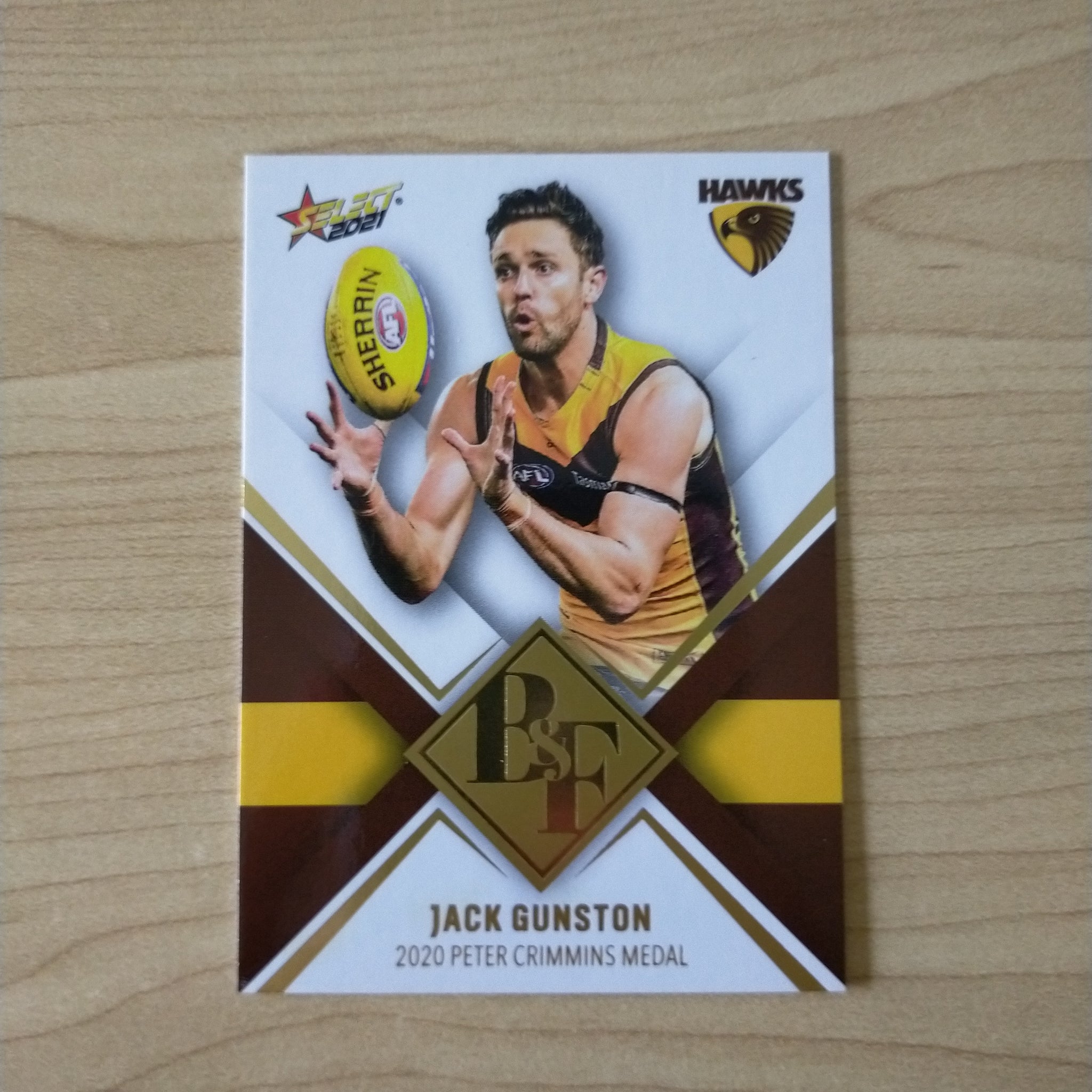 2021 AFL Select Footy Stars Best & Fairest Jack Gunston Hawthorn