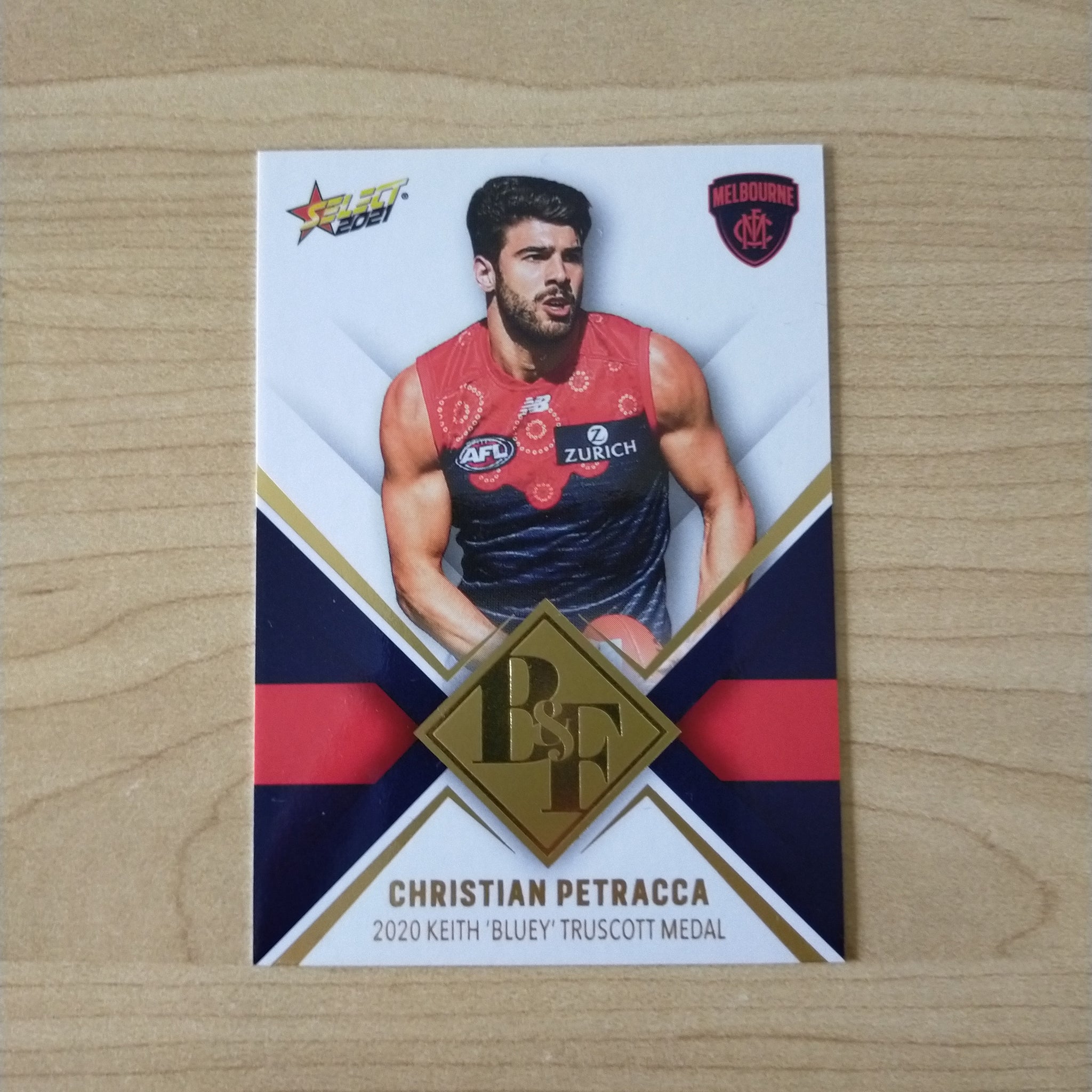 2021 AFL Select Footy Stars Best & Fairest Christian Petracca Melbourn