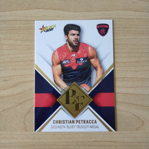 2021 AFL Select Footy Stars Best & Fairest Christian Petracca Melbourne