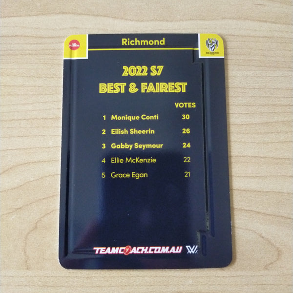 2023 Teamcoach AFLW Gold Best & Fairest Richmond BF-14