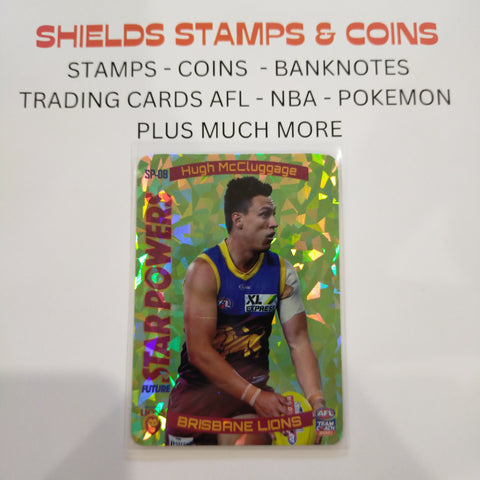2021 AFL Teamcoach Green Star Powers Hugh McCluggage Brisbane SP-08