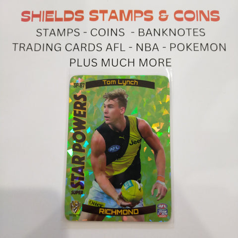 2021 AFL Teamcoach Green Star Powers Tom Lynch Richmond SP-67