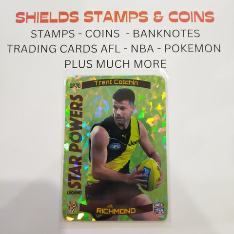 2021 AFL Teamcoach Green Star Powers Trent Cotchin Richmond SP-70
