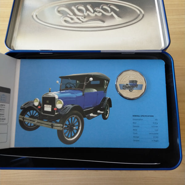 2017 Royal Australian Mint 50c Ford Car Collection of 12 Coins in Tin