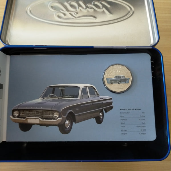 2017 Royal Australian Mint 50c Ford Car Collection of 12 Coins in Tin