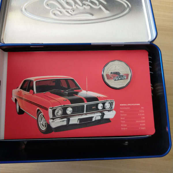 2017 Royal Australian Mint 50c Ford Car Collection of 12 Coins in Tin