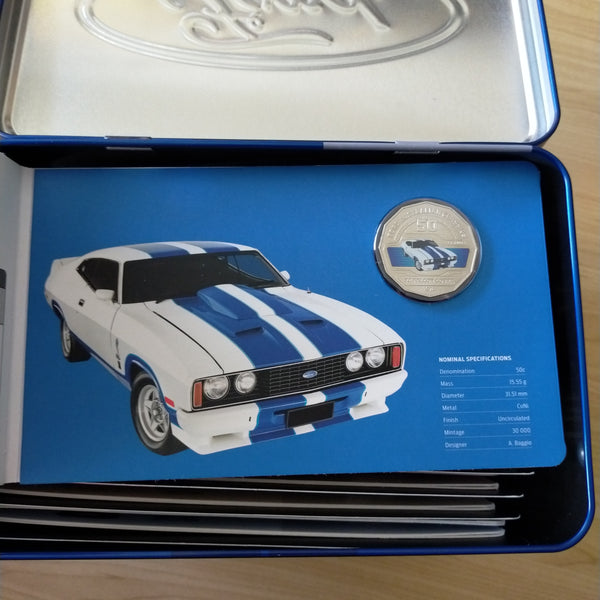 2017 Royal Australian Mint 50c Ford Car Collection of 12 Coins in Tin