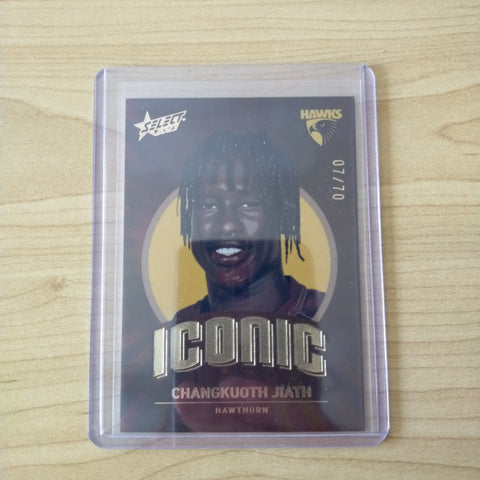 2023 Select AFL Footy Stars Iconic Changkuoth Jiath Hawthorn LOW NUMBER 07/70