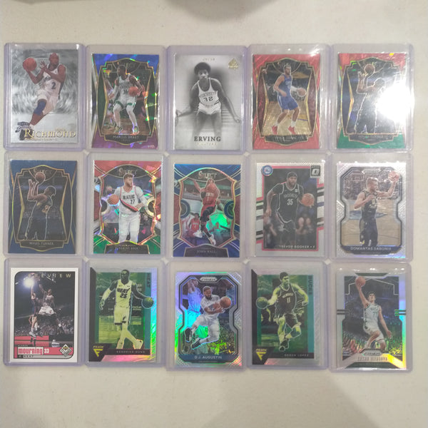 Lot of Approx 500+ NBA Basketball Cards Including Mosaics, Hoops, Prizms, Optic etc