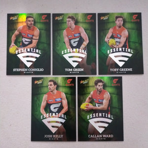 2023 Select Footy Stars Green Essential Team Set GWS 166/250