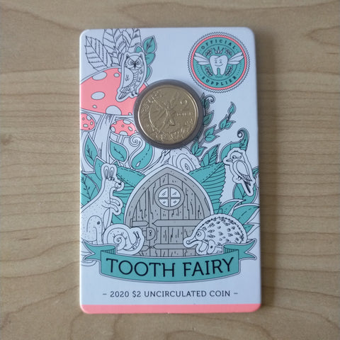 Australia 2020 Royal Australian Mint $2 Tooth Fairy Uncirculated Coin