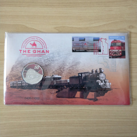 2019 50c 90th Anniversary of The Ghan Train Limited Edition PNC