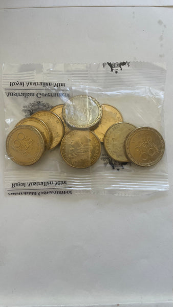 Australia 2017 Royal Australian Mint $1 100 Years of ANZAC The Spirit Lives On Mint Bag of 10 Uncirculated Coins