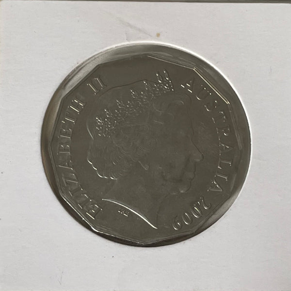 Australia 2009 50c Fifty Cents 40th Anniversary of Moon Landing Uncirculated Coin