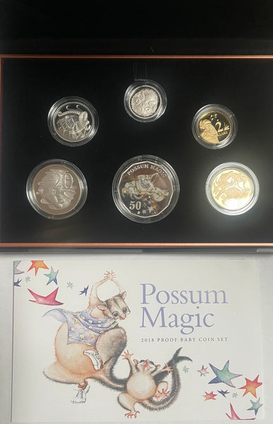 Australia 2018 Royal Australian Mint Possum Magic Baby Proof Set