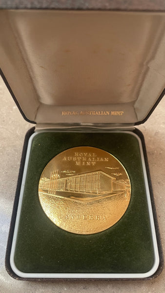 Australia 1969 The Royal Australian Mint Canberra Decimal Coinage Medallion