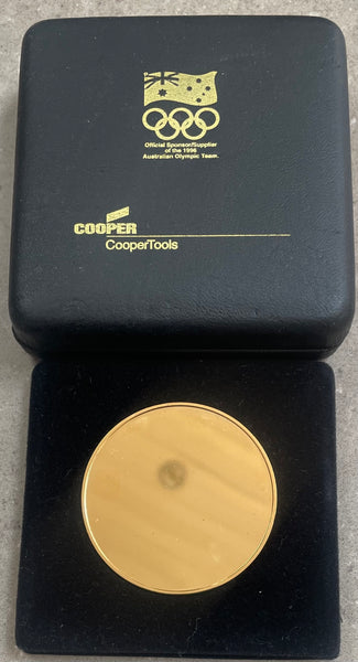 Australia 1996 Cooper Tools Olympic Gold Medal Commemorative Medallion