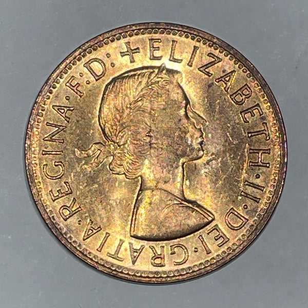 Australia 1958 Melbourne Mint 1d One Penny Uncirculated Condition