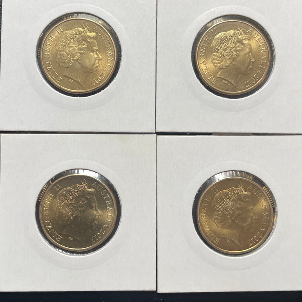 Australia 2017 Royal Australian Mint Possum Magic Set of 4 $1 One Dollar Coins